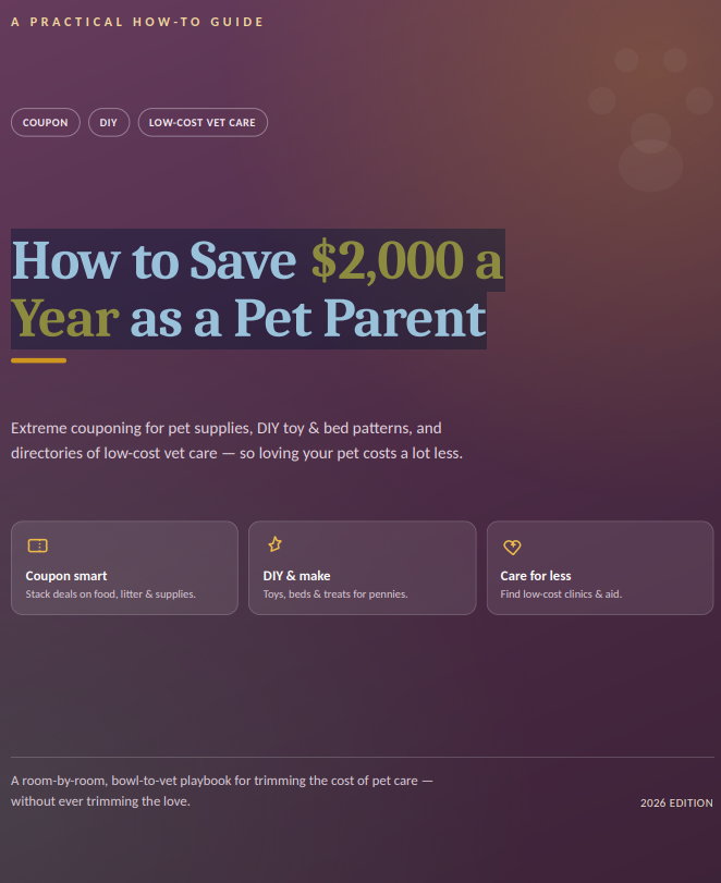 How to Save £1,500 a Year as a Pet Parent