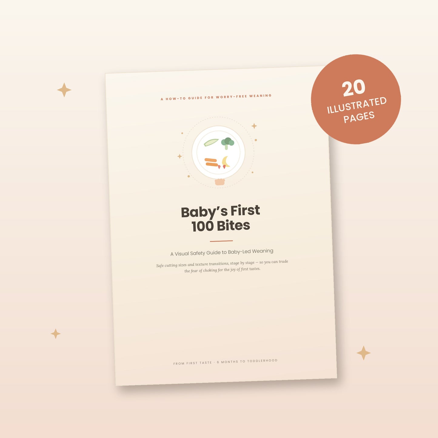 Baby's First 100 Bites: A Visual Safety Guide to Baby-Led Weaning (Digital PDF)