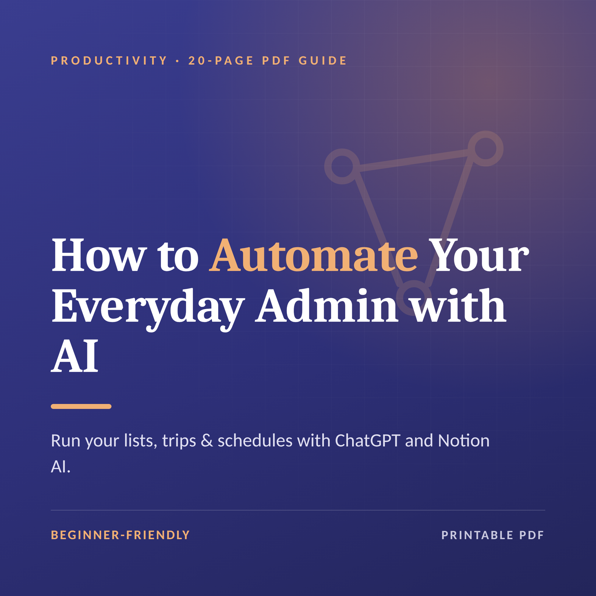 Automate your admin with AI guide cover