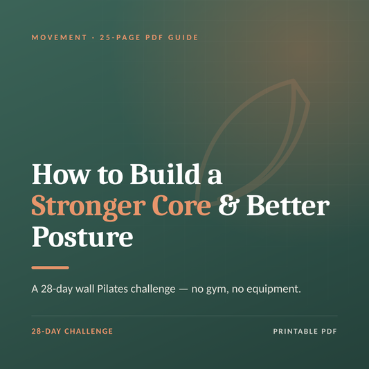 Wall Pilates 28-day guide cover